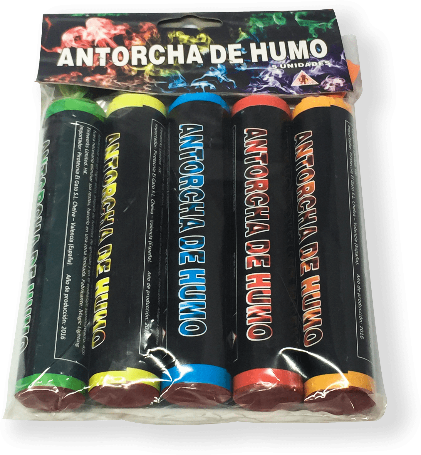 Colorful Smoke Flares Pack