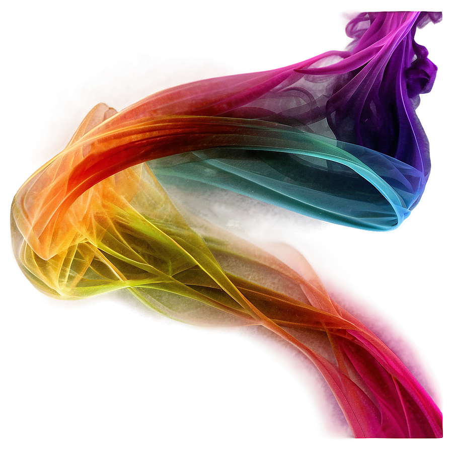 Colorful Smoke Ribbon Png 31