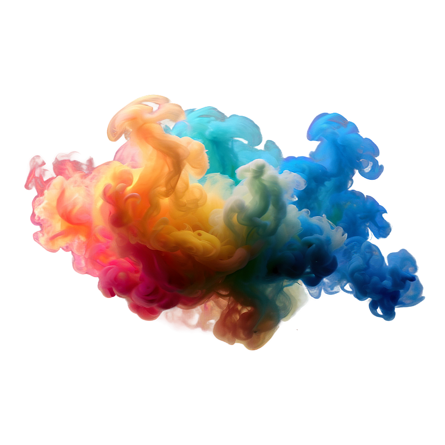 Colorful Smoke Swirls Png 64