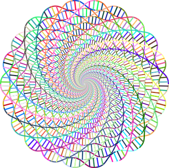Colorful Spiral Abstract PNG image with a transparent background, free high-resolution download