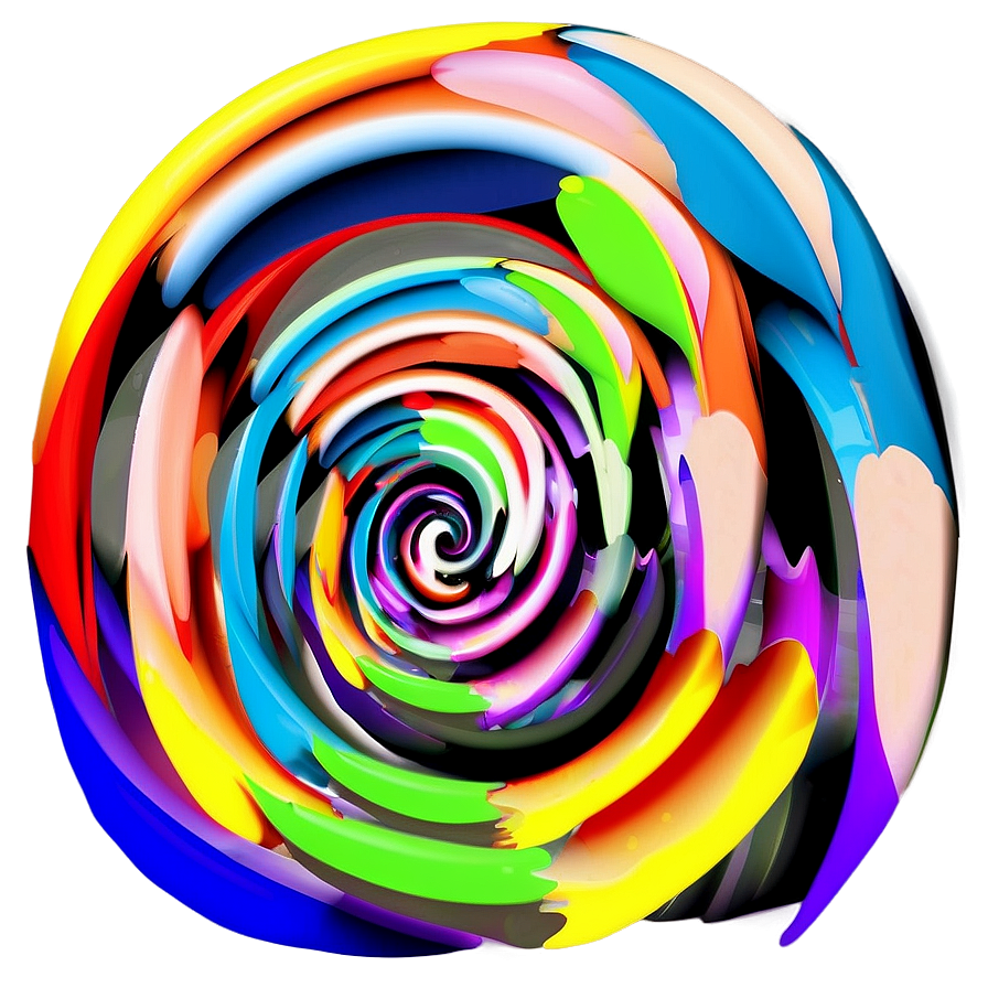 Colorful Spiral Drawing Png Dqy6