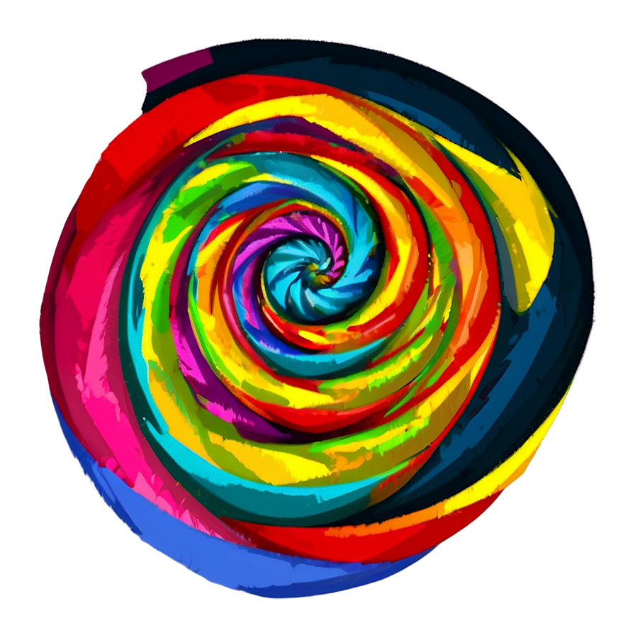 Colorful Spiral Drawing Png Oco72