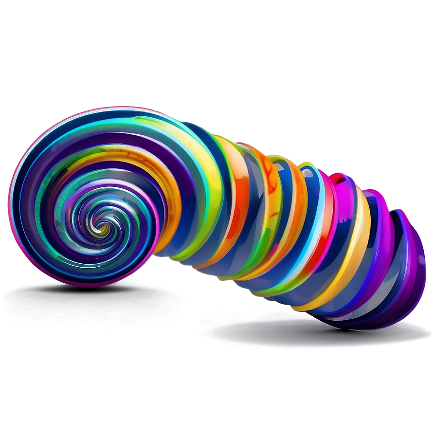 Colorful Spiral Vector Art