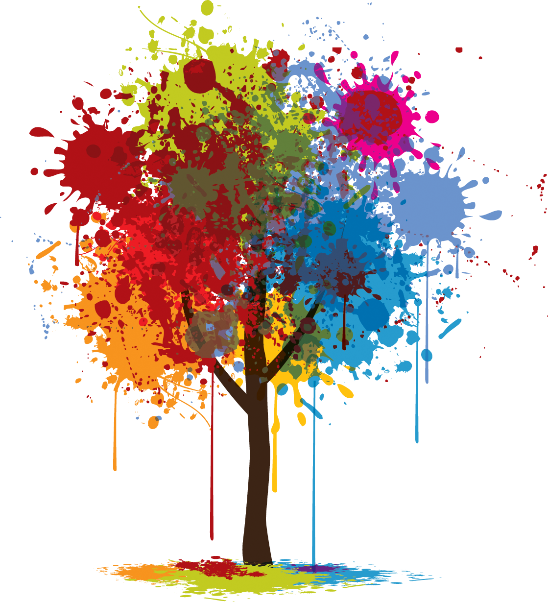 Graphic Design Art Tree, HD Png Download PNG image with a transparent background, free high-resolution download