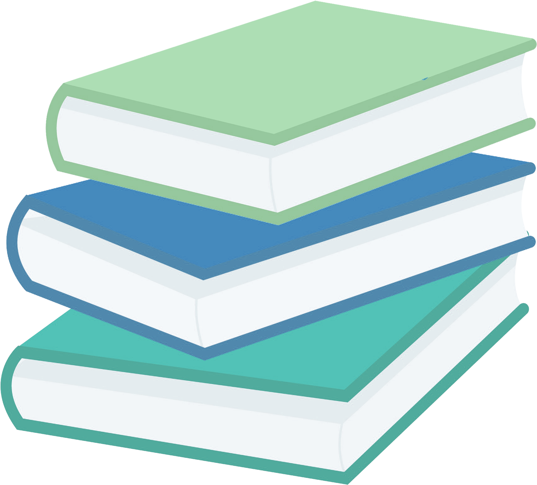 Messy Stack Of Books - Small Stack Of Cartoon Books, HD Png Download PNG with transparent background