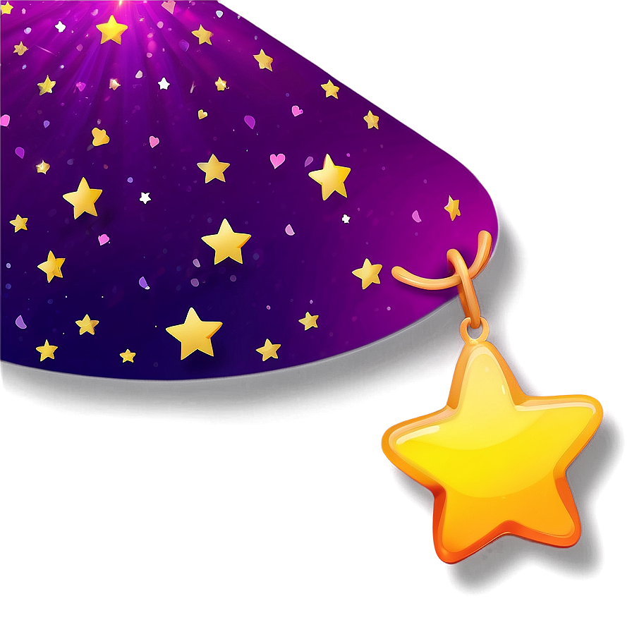 Colorful Star Cute Png Ael24