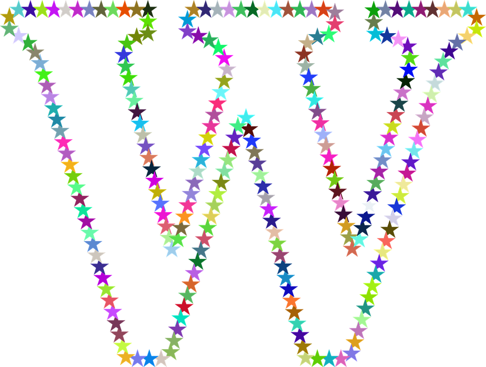 Colorful Star Patterns Formation PNG with transparent background
