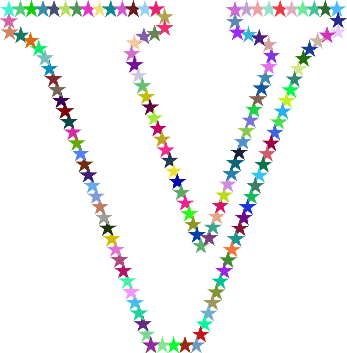 Colorful Star Patterns Formation PNG with transparent background