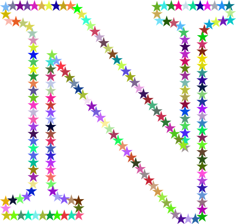 Colorful Star Patterns Formation PNG with transparent background