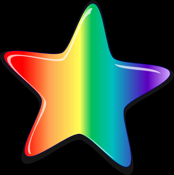 Colorful Star Shape Gradient