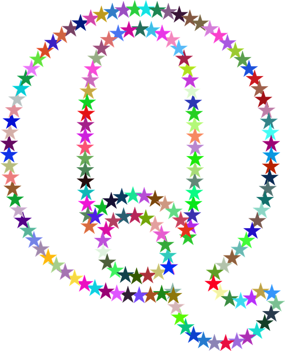 Colorful Star Spiral PNG with transparent background