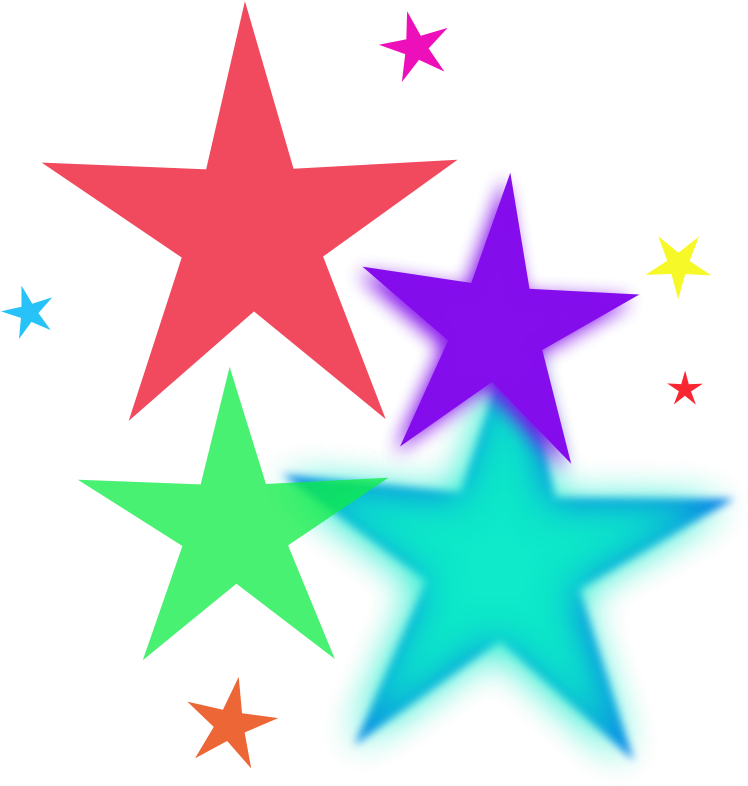 Colorful_ Stars_ Clipart