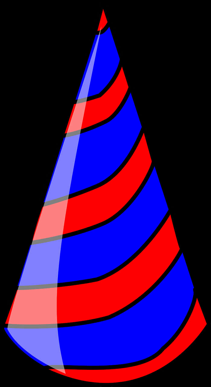 Colorful Striped Birthday Hat