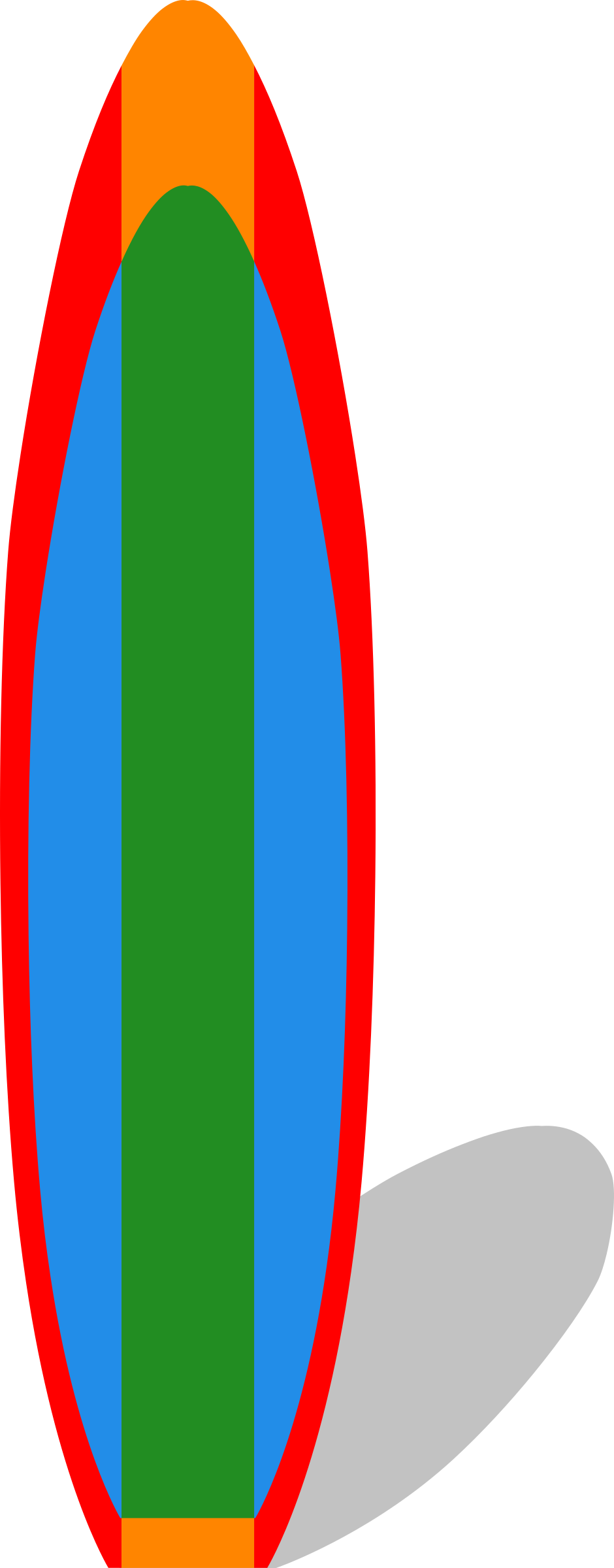 Surfboard Clip Arts - Surf Board Clip Art, HD Png Download PNG with transparent background