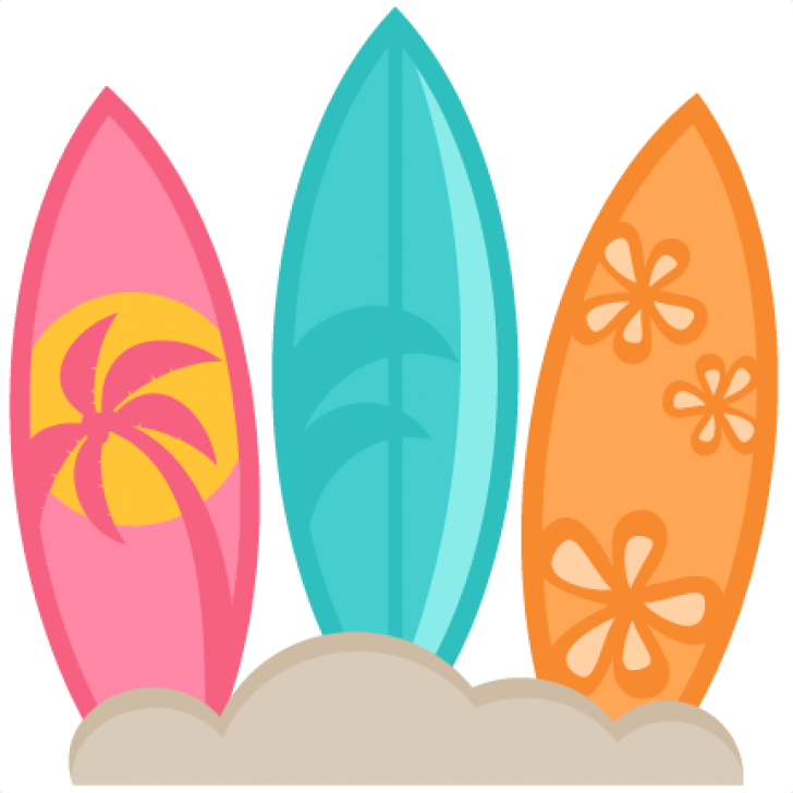 Purple Clipart Surfboard - Surfboard Clipart, HD Png Download PNG with transparent background