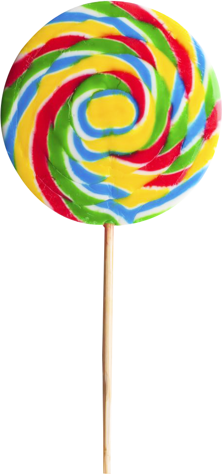 Colorful Swirl Lollipop