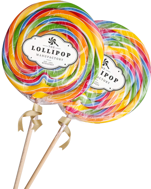 Colorful Swirl Lollipops