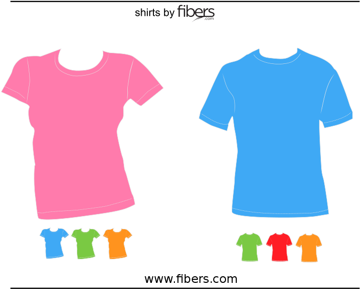 Colorful T Shirt Templates Graphic