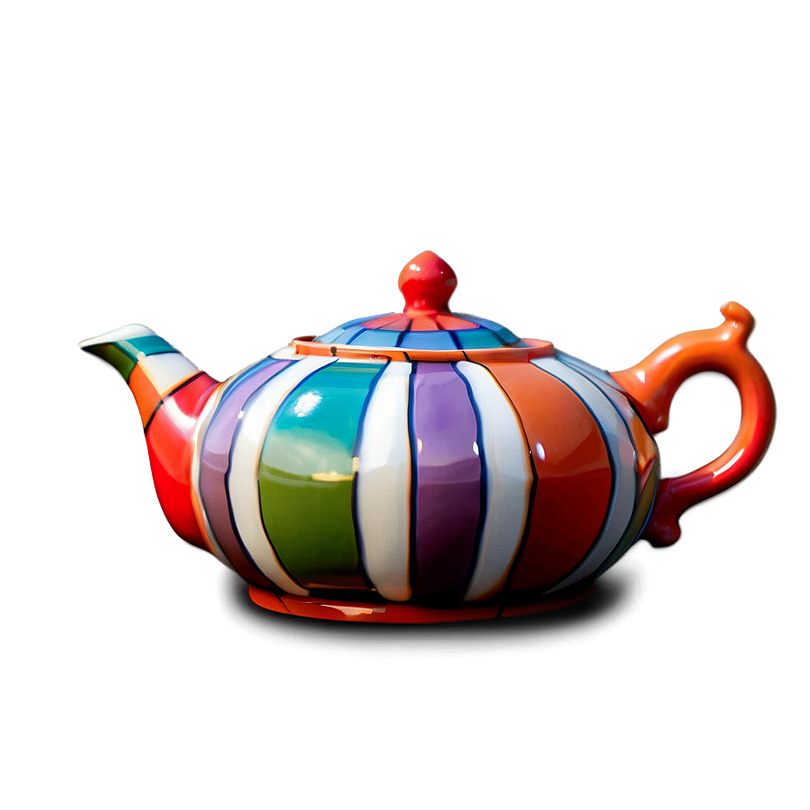 Colorful Teapot Png Nab