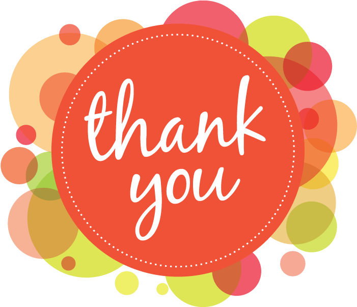 Colorful Thank You Graphic