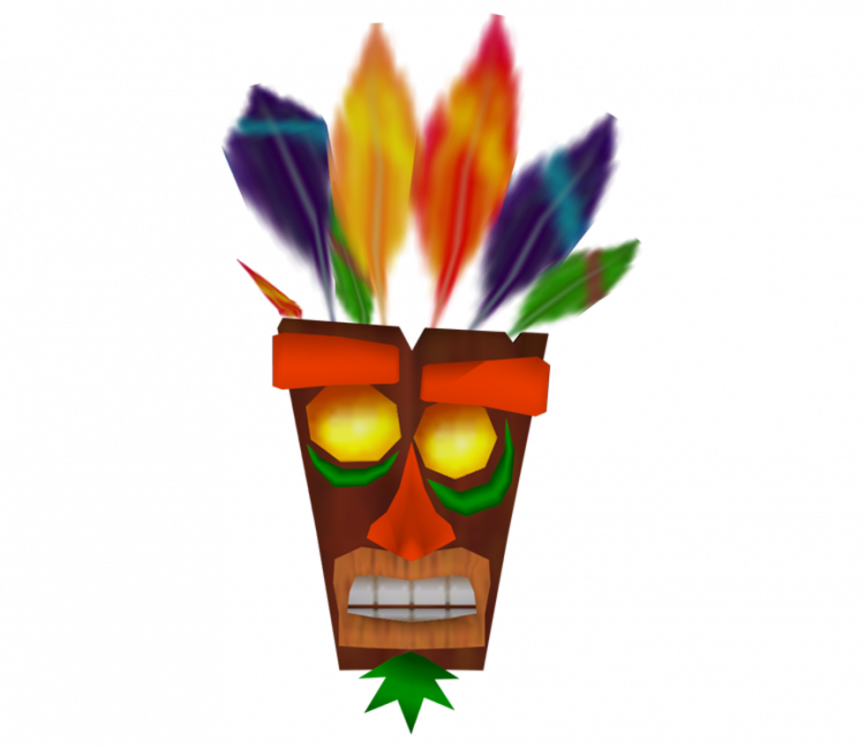 Colorful_ Tiki_ Mask_ Flames