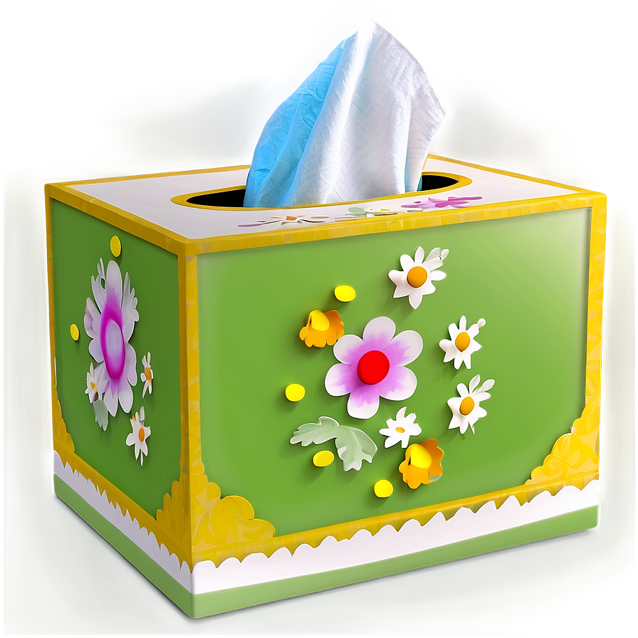 Colorful Tissue Box Png 06132024