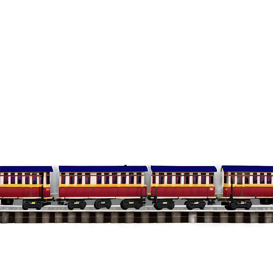 Colorful Train Track Art Png 69