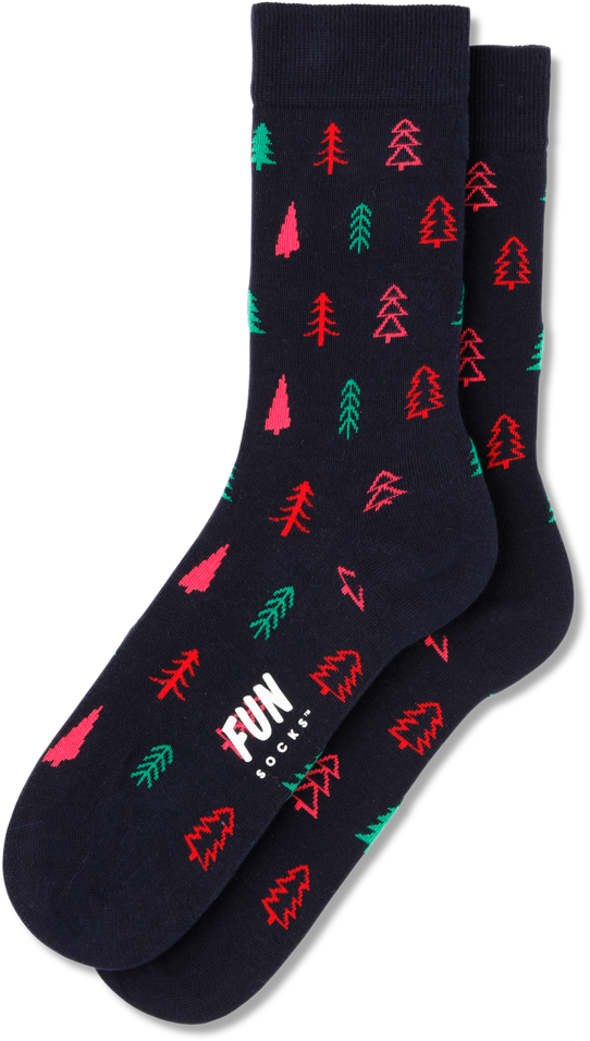 Colorful Tree Pattern Socks