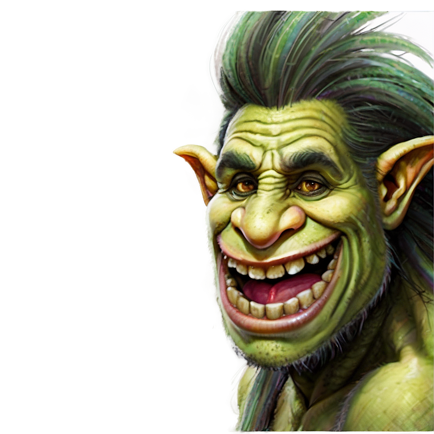 Colorful Troll Art PNG olx93 PNG with transparent background