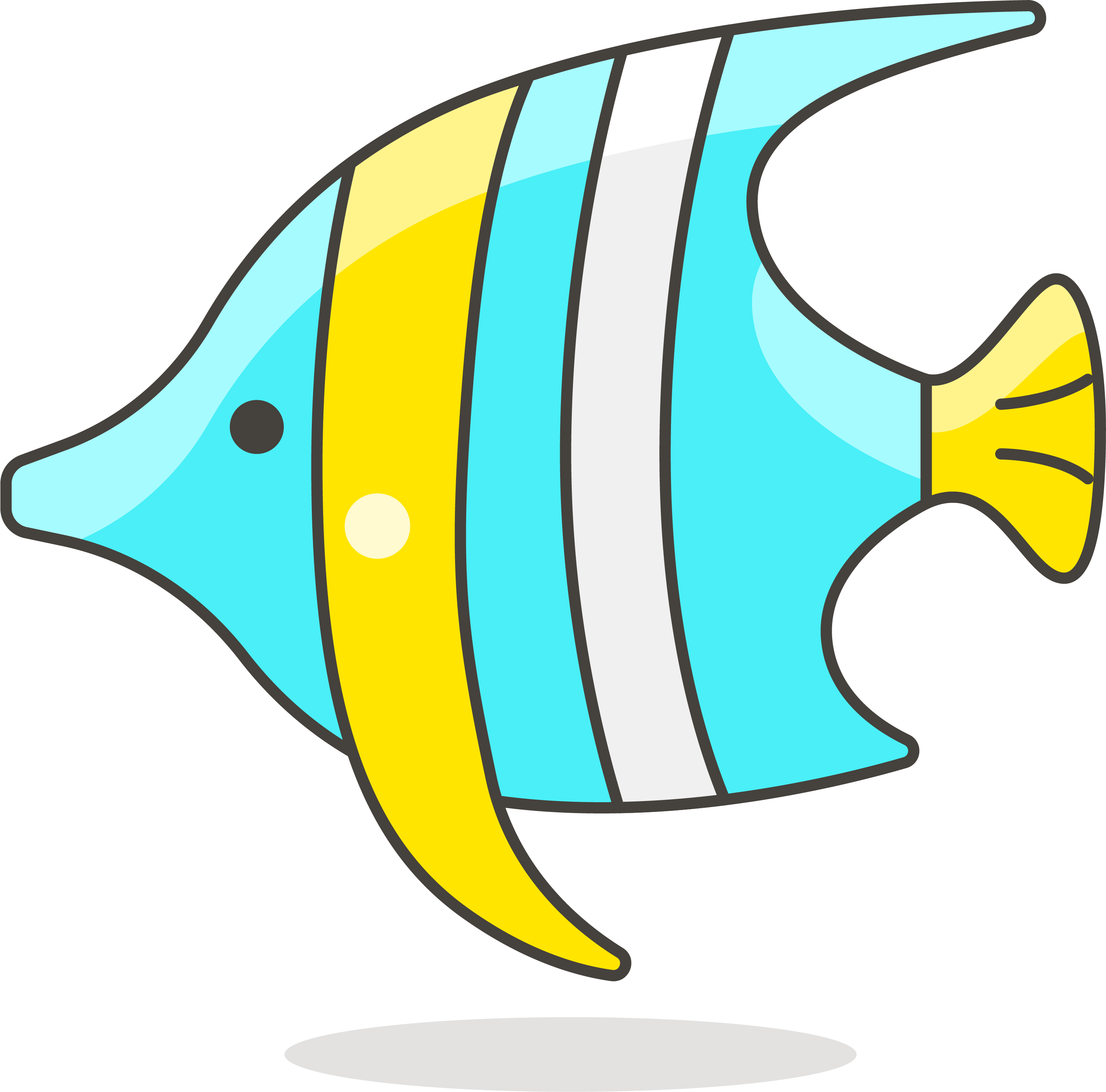 Fish Clip Art Simple Lovely - Cartoon Tropical Fish, HD Png Download PNG with transparent background