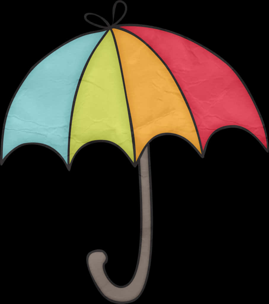 Colorful Umbrella Rain Clipart, Colorful Umbrellas, - Dj Inkers Umbrella Clipart, HD Png Download PNG with transparent background