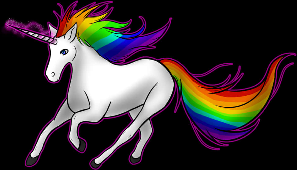 Colorful Unicorn Illustration