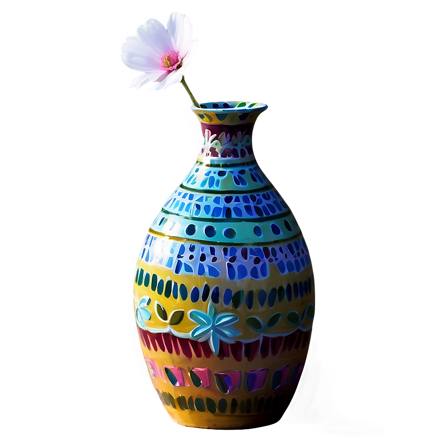 Colorful Vase Png 05252024