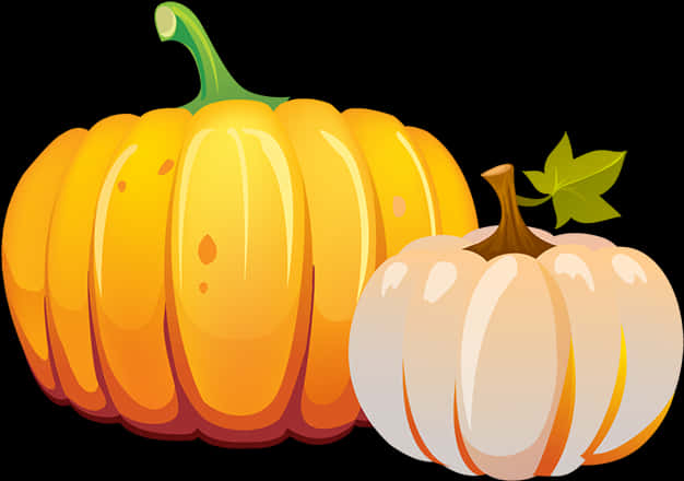 Colorful Vector Pumpkins