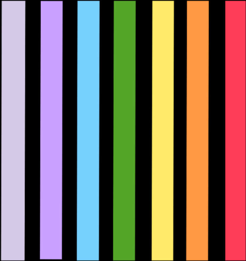 Colorful Vertical Lines Pattern