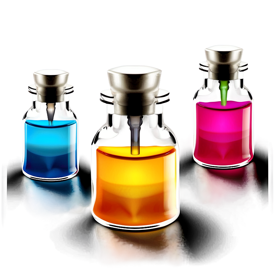 Colorful Vial Png Ivw