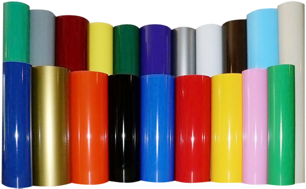 Colorful Vinyl Rolls Collection