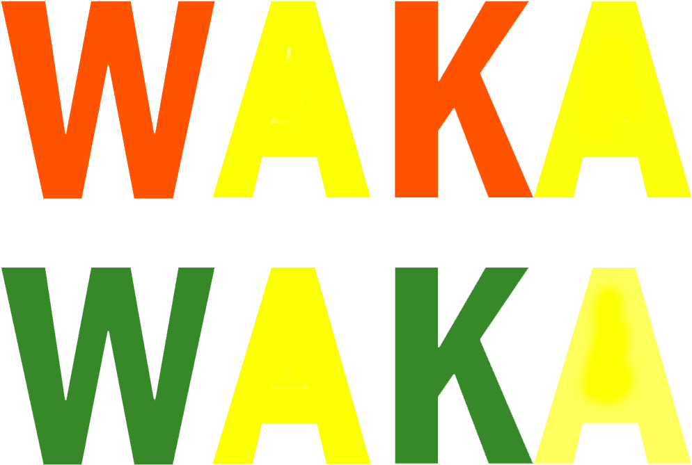 Colorful_ Waka_ Waka_ Text