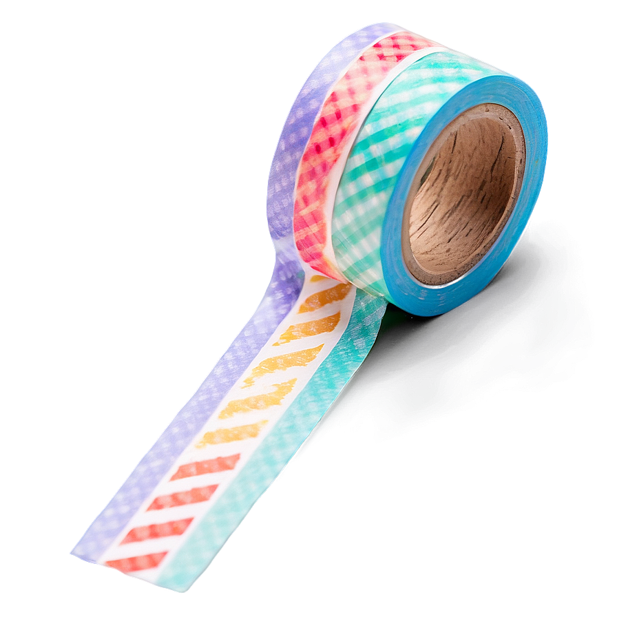 Colorful Washi Tape Png Yeu