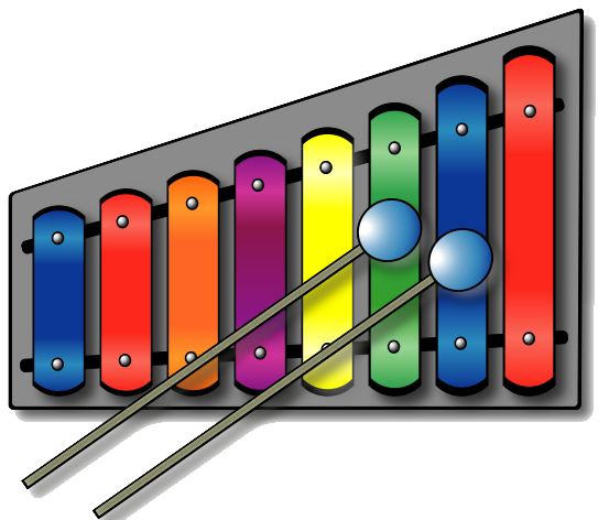 Colorful_ Xylophone_ Illustration