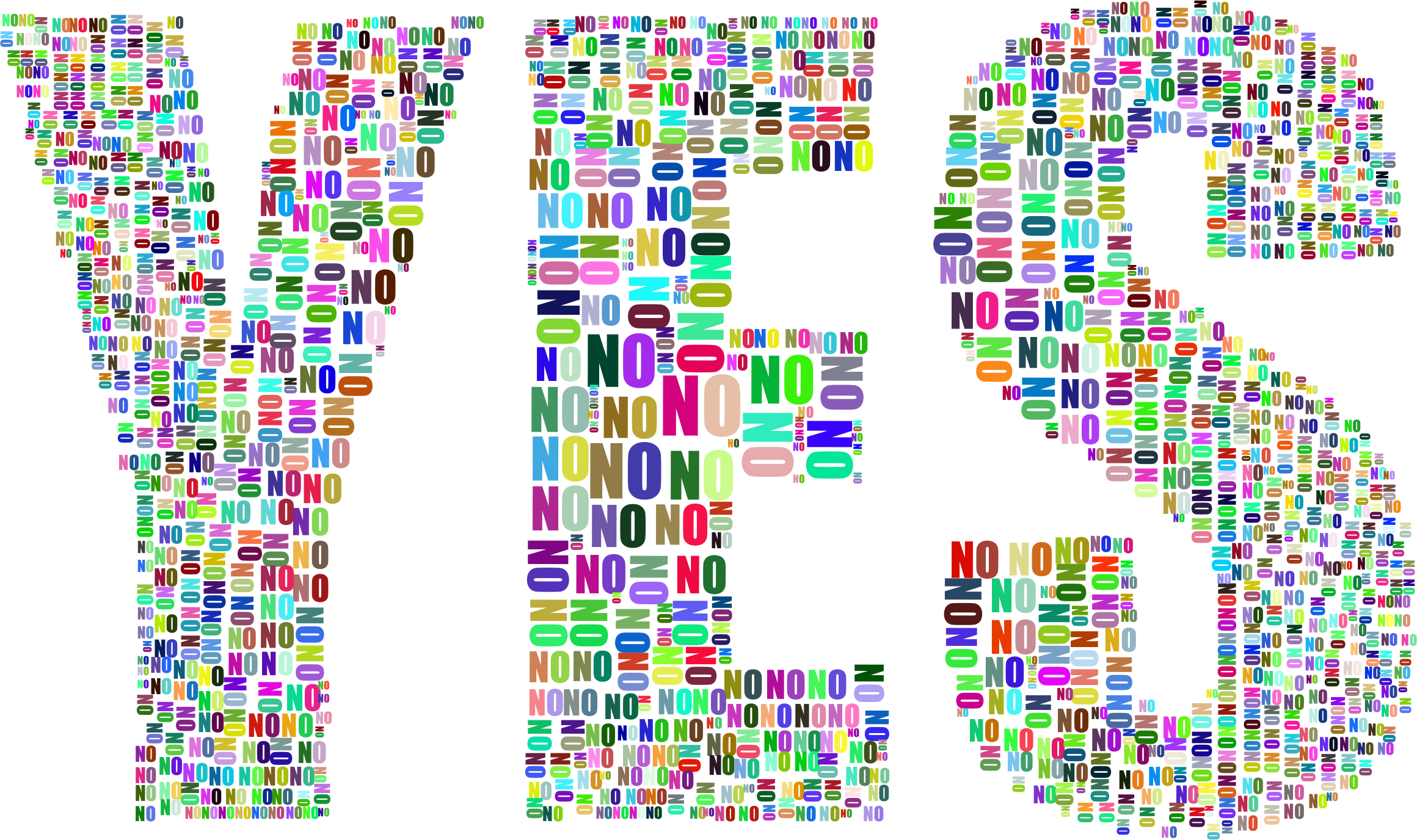 Yes And No Typography Prismatic Clip Arts - You Can Say Yes, HD Png Download PNG with transparent background