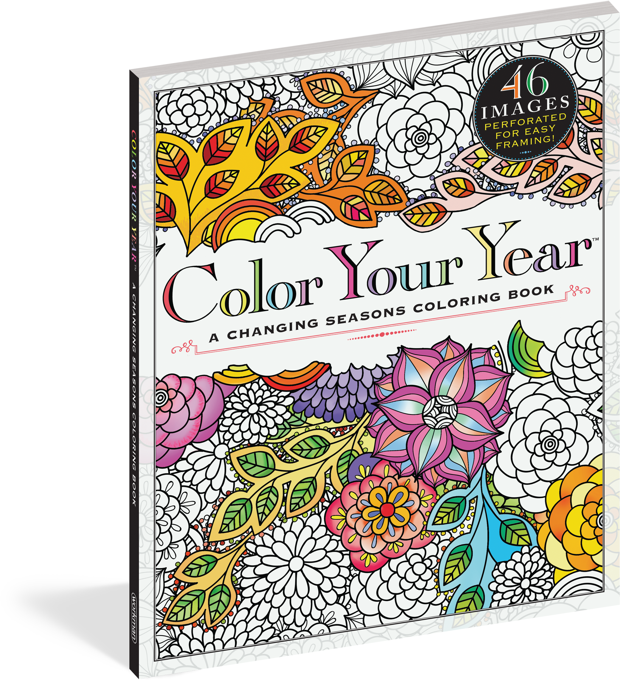 Cover - Color Your Year: A Changing Seasons Coloring Book, HD Png Download PNG with transparent background