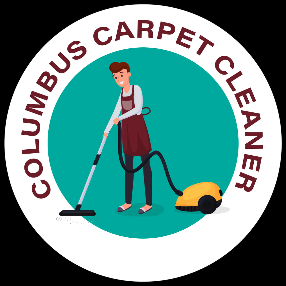 Columbus Carpet Cleaner Logo PNG with transparent background