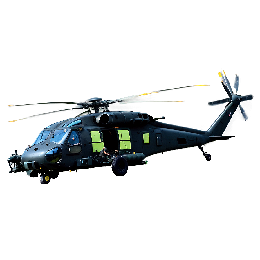 Combat Black Hawk Helicopter Png Ogo