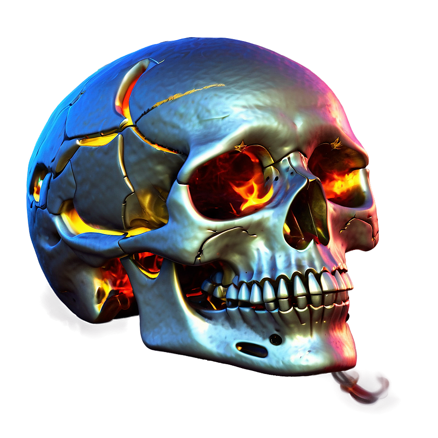 Combustion Skull Picture Png Igw57