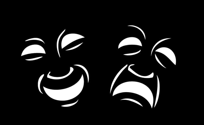 Comedy_and_ Tragedy_ Masks_ Vector