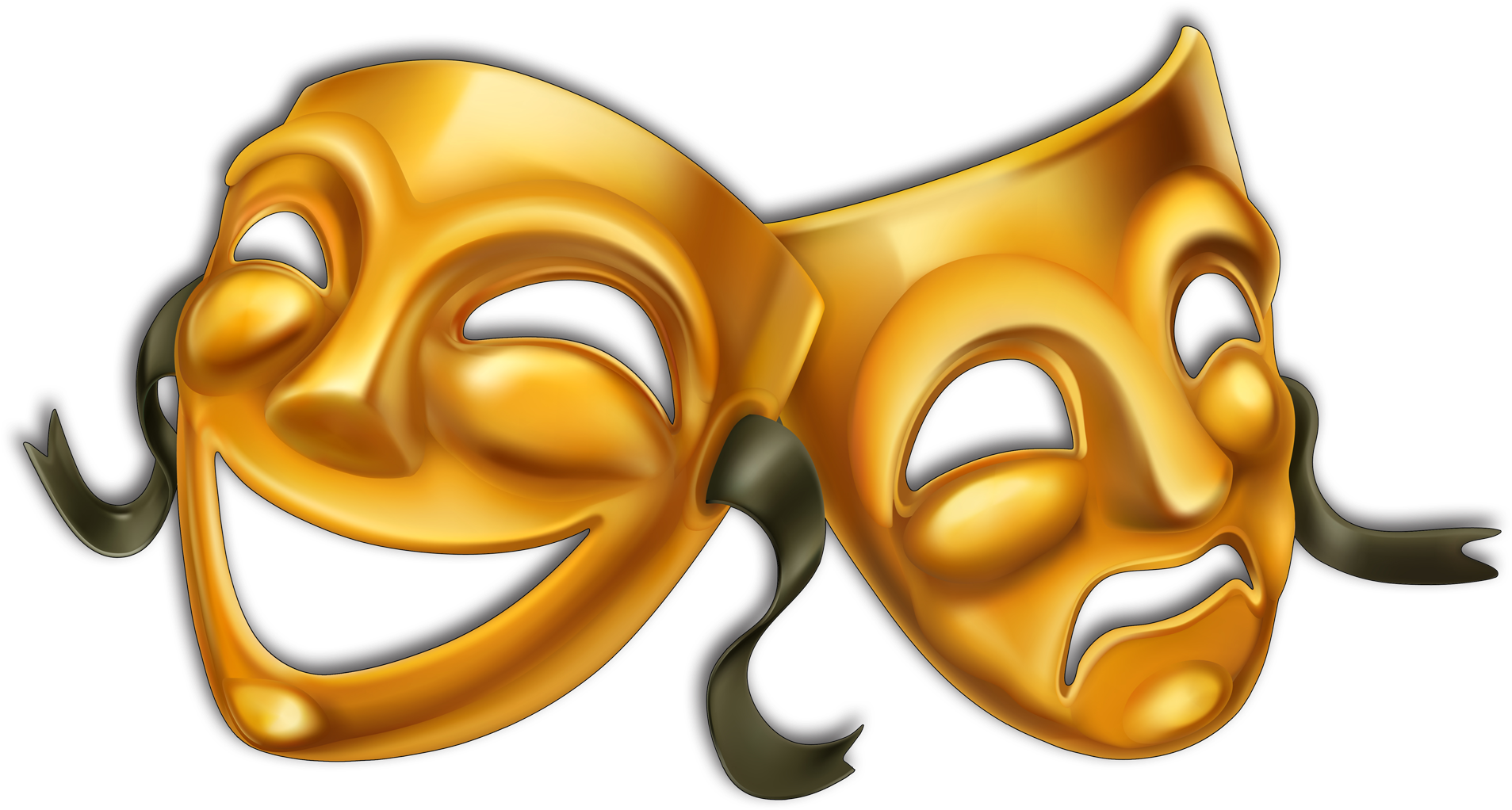 Royalty Free Theatre Mask Stock Photography - Theatre Masks Vector, HD Png Download PNG with transparent background