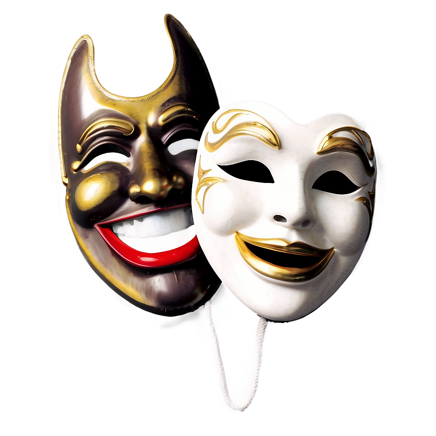 Comedy Drama Masks PNG 06242024 PNG with transparent background