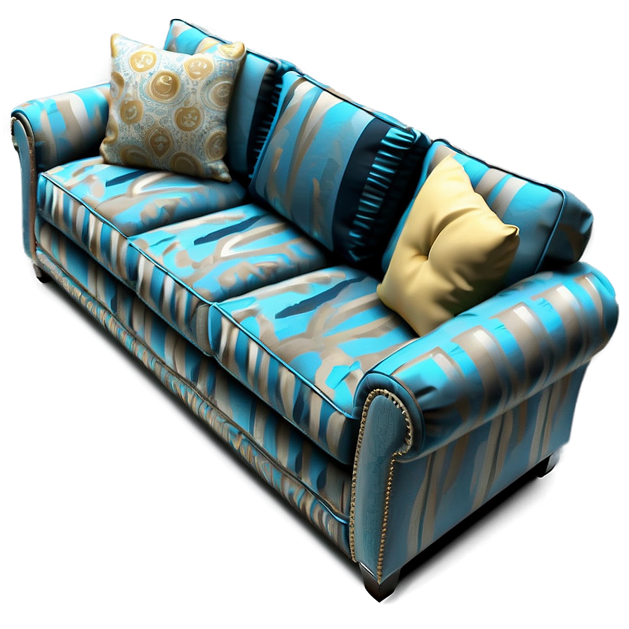 Comfortable Fabric Sofa Png 14