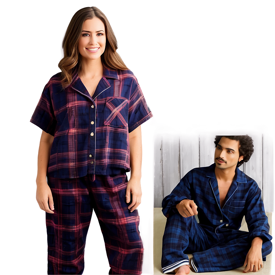 Comfortable Flannel Loungewear PNG 06212024 PNG with transparent background